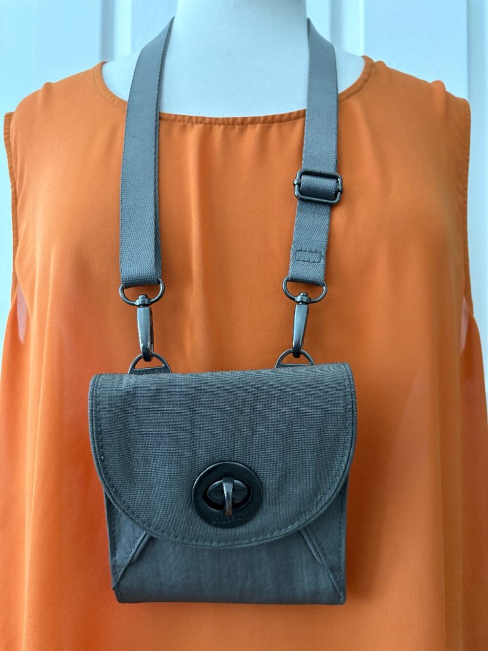 Gray Crossbody Bag Purse Small Baggallini